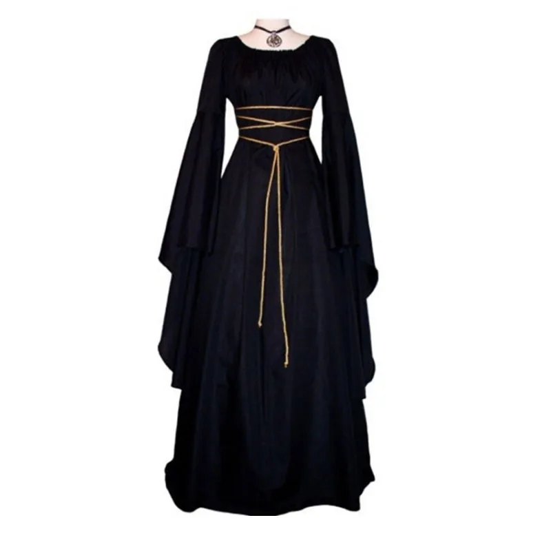 New style European and American party long-sleeved round neck belt irregular dresses women elegant cos princess dress
New style European and American party long-sleeved round neck belt irregular dresses women elegant cos princess dress