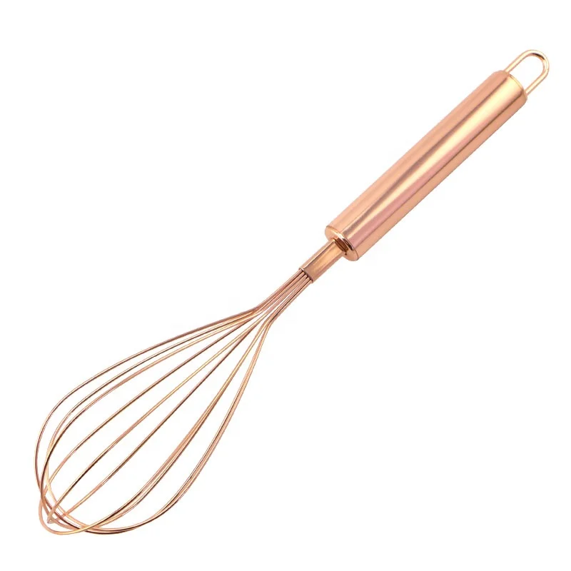 Rose Gold Plating Egg Whisk Stainless Steel Egg Beater in Egg Tools Kitchen Accessories Hand Mixer
Rose Gold Plating Egg Whisk Stainless Steel Egg Beater in Egg Tools Kitchen Accessories Hand Mixer