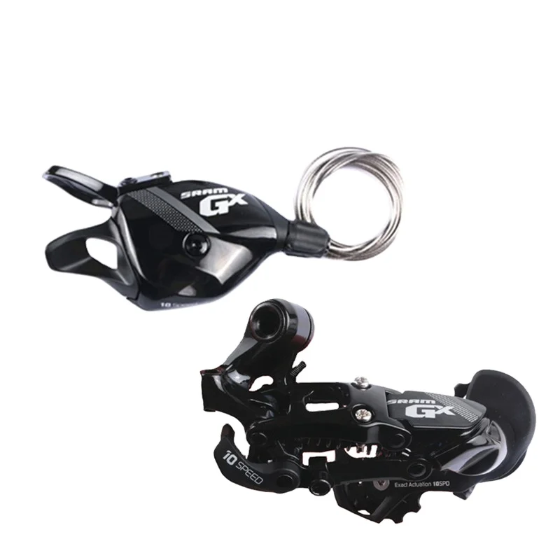 SRAM GX Eagle Rear Derailleur short Cage 10 Speed With GX Shifter 10s Groupset For Mountain Bike, Black
SRAM GX Eagle Rear Derailleur short Cage 10 Speed With GX Shifter 10s Groupset For Mountain Bike, Black