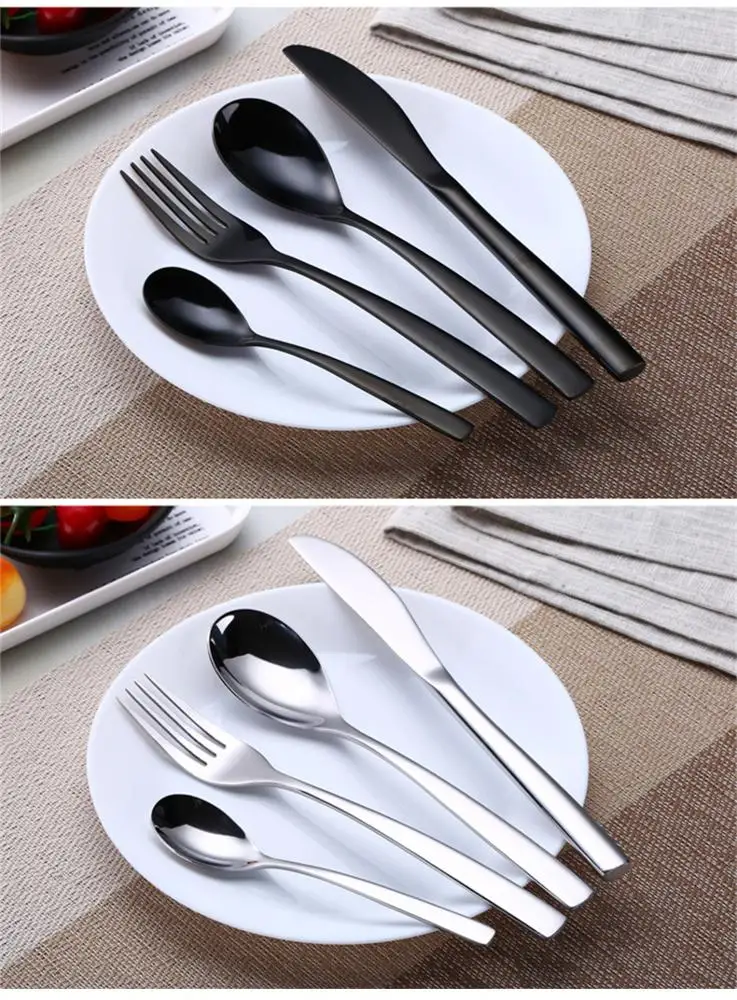 Cartoon Children's Cutlery Set Portable Flatware Set Chopsticks Spoon Fork 3-Piece Dinnerware Set Stainless Steel Tableware Sets