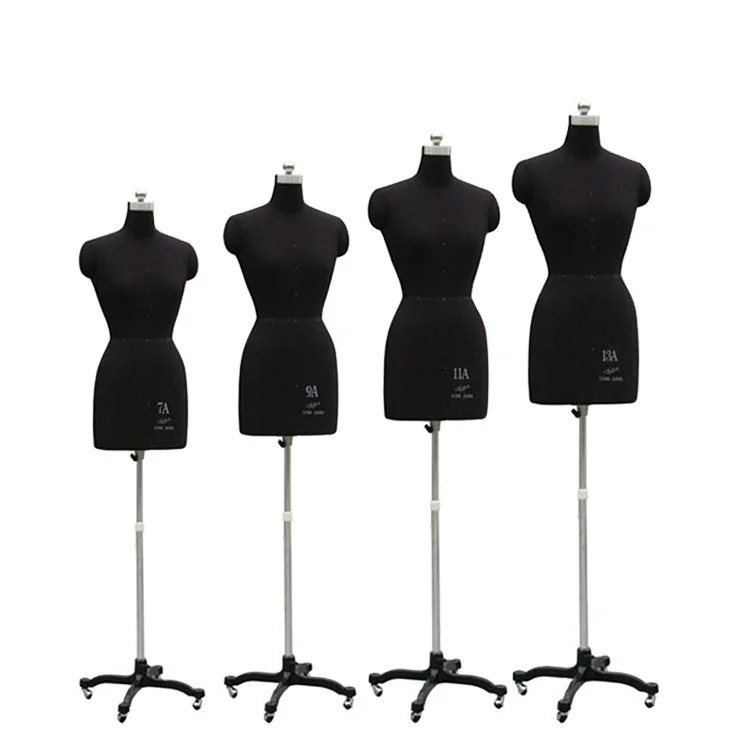 Ladies Quality Mannequin Dress Form Life Size Mannequin With Wheel