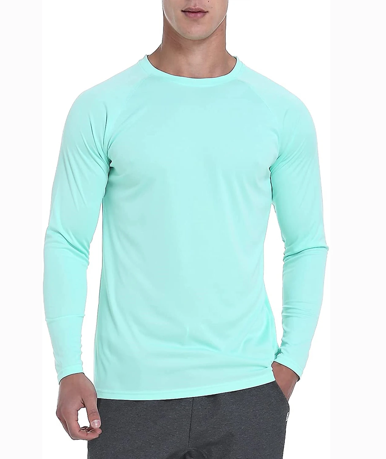 Wholesale Men's Long Sleeve Shirts Lightweight UPF 50+ Sun Protection SPF T-Shirts Hiking Running Fishing Tee
Wholesale Men's Long Sleeve Shirts Lightweight UPF 50+ Sun Protection SPF T-Shirts Hiking Running Fishing Tee