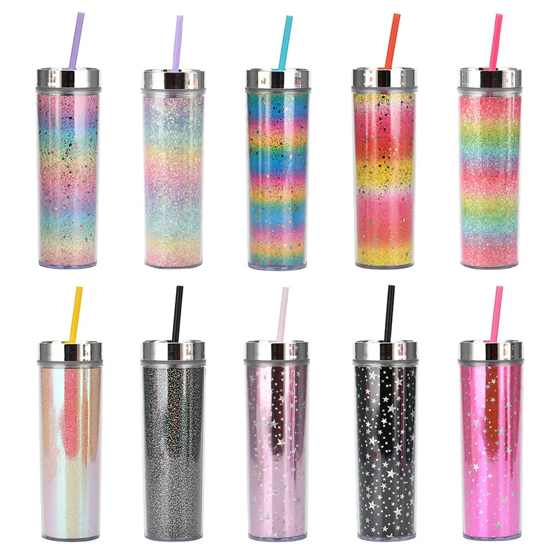 Glitter Skinny Acrylic Tumbler Rainbow Glass Plastic Drinking Cups Straight Skinny Tumblers
Glitter Skinny Acrylic Tumbler Rainbow Glass Plastic Drinking Cups Straight Skinny Tumblers