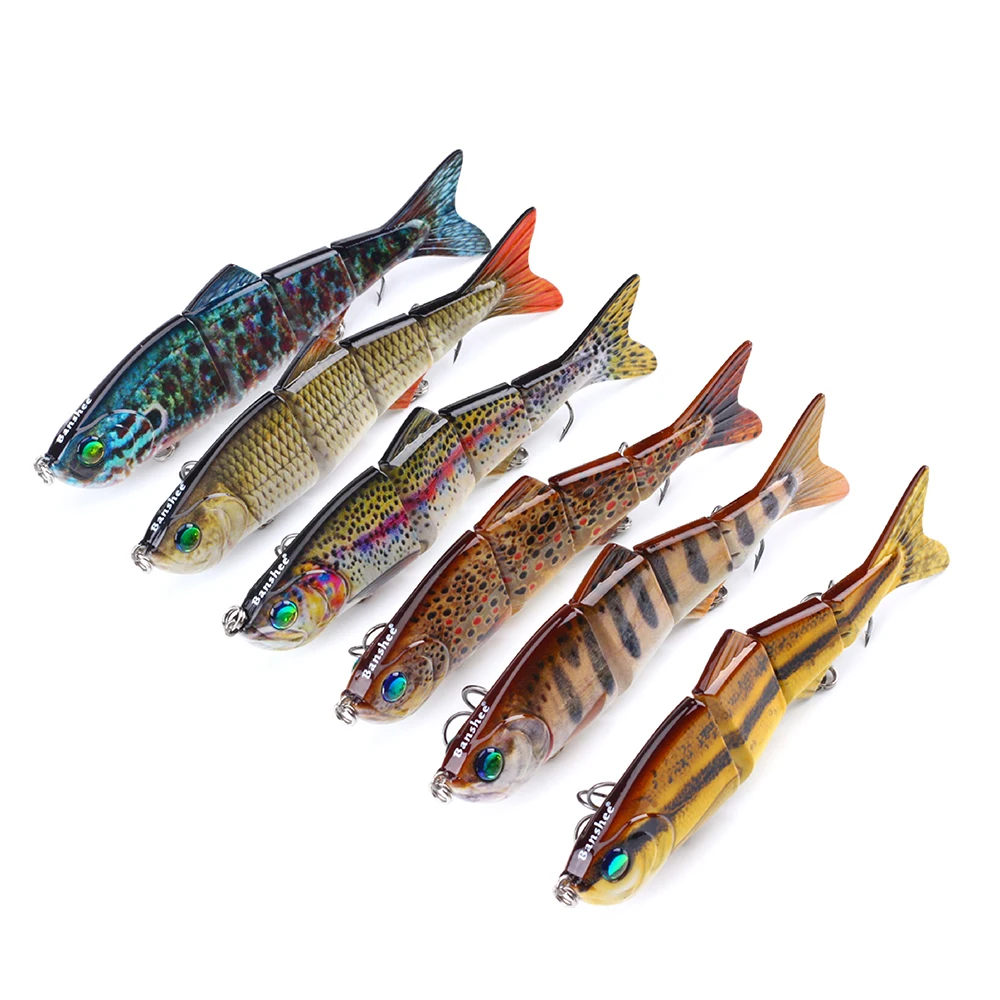 2022 bass tackle colorful new 3d fishing lure eyes swim action jointed sections swimbait Bionic fish bait, 6colors
2022 bass tackle colorful new 3d fishing lure eyes swim action jointed sections swimbait Bionic fish bait, 6colors