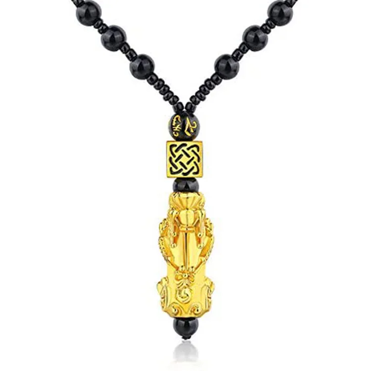 High Quality Factory Fengshui Pixiu Trendy Pendant Necklace with Lucky for Unisex in 2021, As pictures show
High Quality Factory Fengshui Pixiu Trendy Pendant Necklace with Lucky for Unisex in 2021, As pictures show