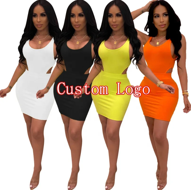 Custom Logo Solid Color Sleeveless Cut Out Summer Dresses Women Clothing Two Piece Set
Custom Logo Solid Color Sleeveless Cut Out Summer Dresses Women Clothing Two Piece Set