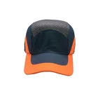 Wholesale multiple custom logo sports hats mesh baseball cap