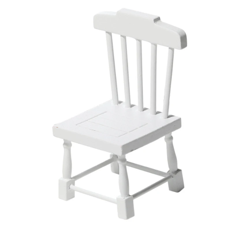 1/12 Wooden Mini Dollhouse Chair Model Toy DIY Miniature Scenery Accessory For Dolls House Accessories
1/12 Wooden Mini Dollhouse Chair Model Toy DIY Miniature Scenery Accessory For Dolls House Accessories