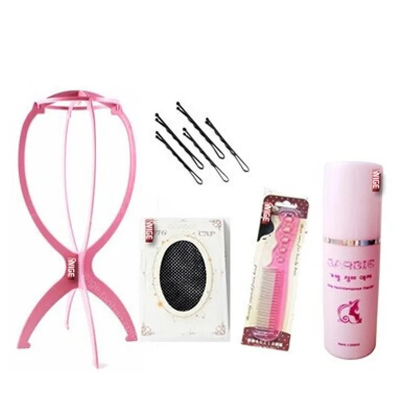 Special hairnet wig care 5 sets anti-static tools steel comb bracket hairpin wig holder wig accessories kit
Special hairnet wig care 5 sets anti-static tools steel comb bracket hairpin wig holder wig accessories kit