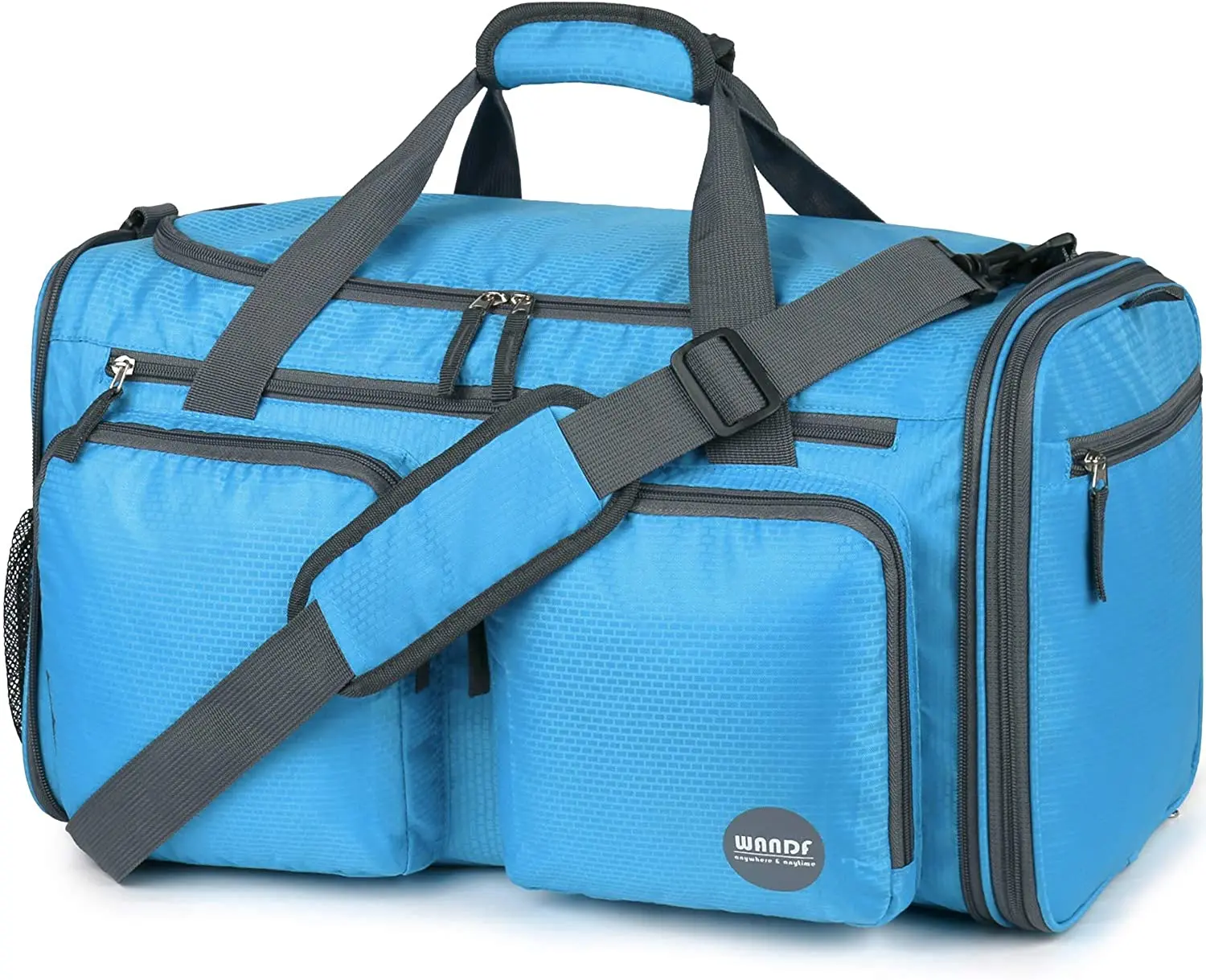 WANDF Foldable Water Resistant Shoe Pocket Sports Gym Bag Travel Duffle Bag For Travel Outdoors
WANDF Foldable Water Resistant Shoe Pocket Sports Gym Bag Travel Duffle Bag For Travel Outdoors