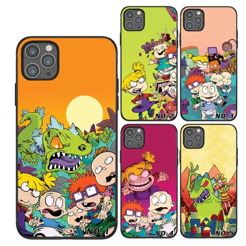 Cute and funny anime Rugrats black TPU printed phone case for iPhone X XR Xs Max 11 11Pro 11Pro Max Case
Cute and funny anime Rugrats black TPU printed phone case for iPhone X XR Xs Max 11 11Pro 11Pro Max Case