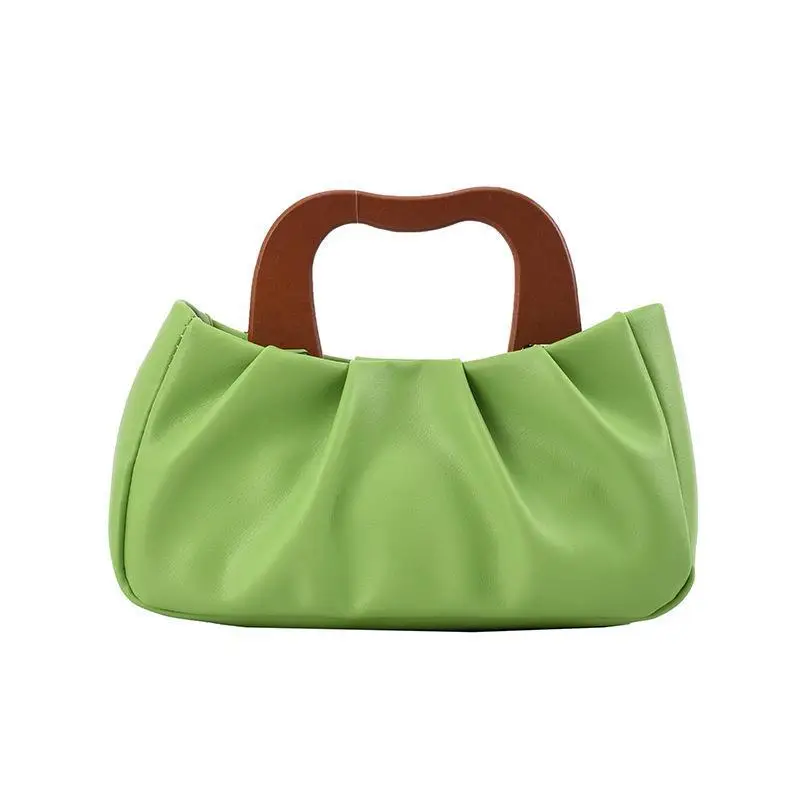 Fashion wooden ring jiaozi handbag 2021 new fold cloud bag women hand bags for women
Fashion wooden ring jiaozi handbag 2021 new fold cloud bag women hand bags for women
