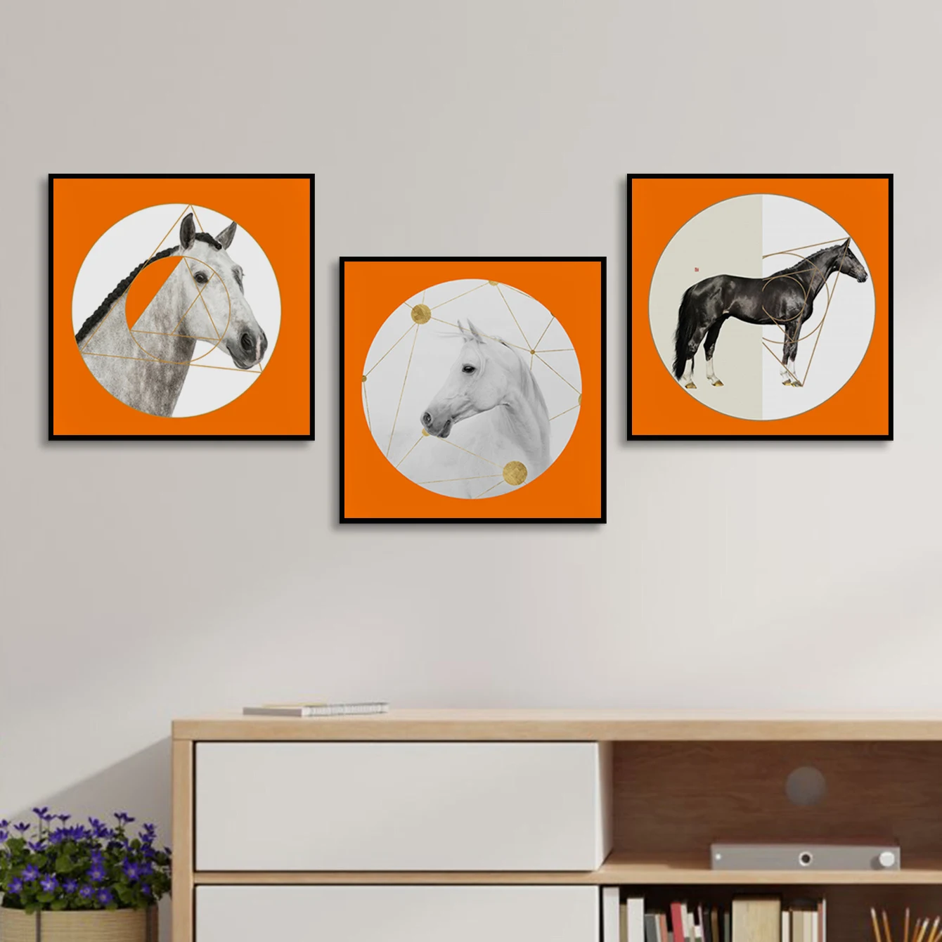 Hot 3 Couplets Horse Oil Painting Art Set Home Decoration For Kids Living Room Custom Animal Design Canvas Wall Oil Painting
Hot 3 Couplets Horse Oil Painting Art Set Home Decoration For Kids Living Room Custom Animal Design Canvas Wall Oil Painting