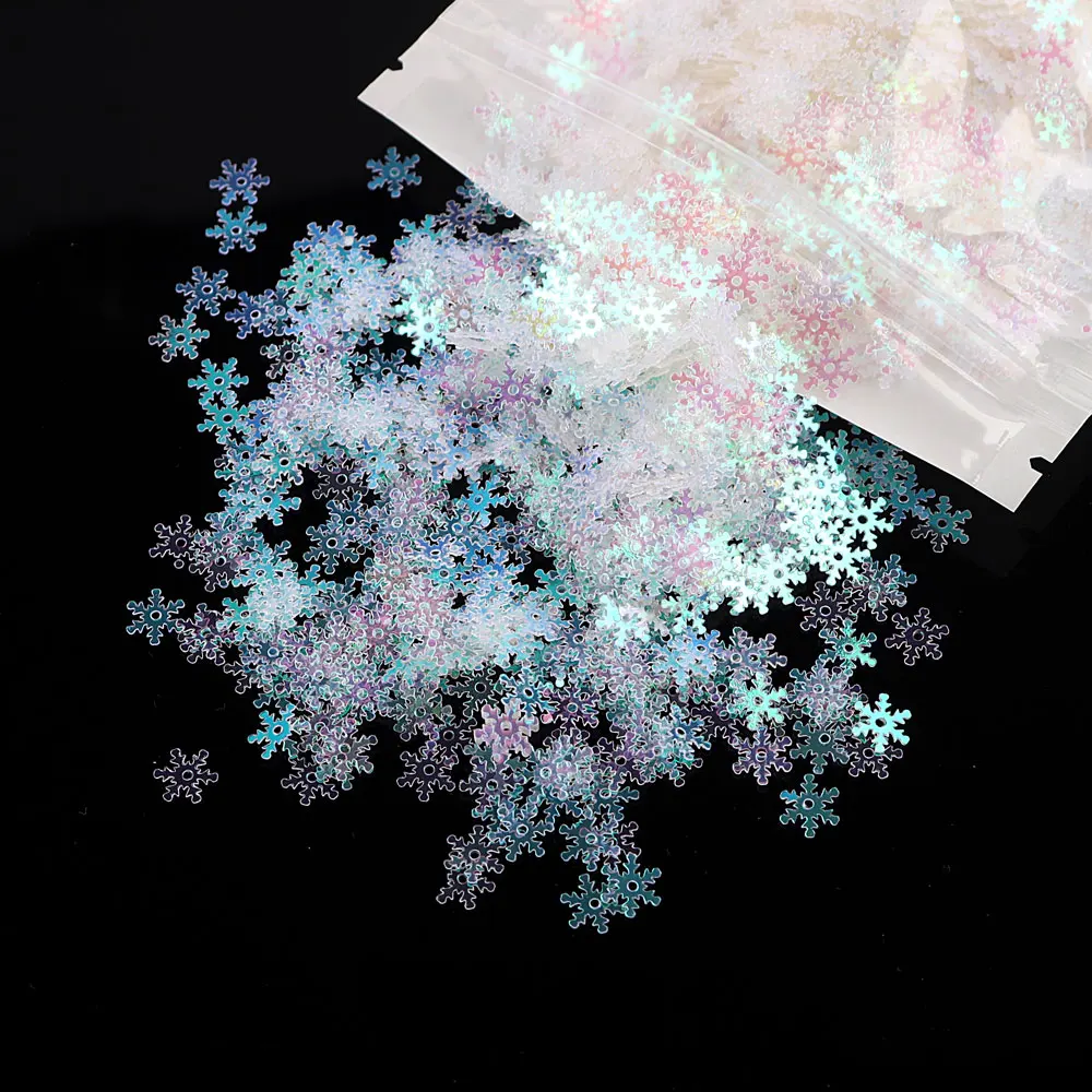 20g/lot 8-13 mm Transparen AB/White Christmas Party Decoration Snowflake Sequins
20g/lot 8-13 mm Transparen AB/White Christmas Party Decoration Snowflake Sequins