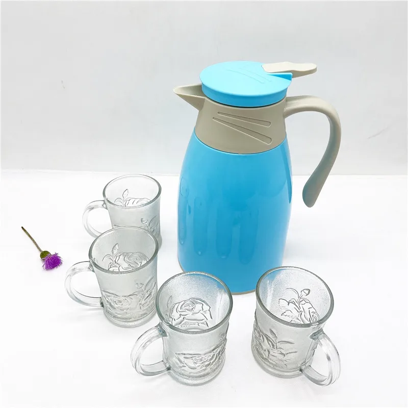 Factory wholesale price Glass thermos 5-piece set Glass set Glass-lined thermos pot Heat-resistant
Factory wholesale price Glass thermos 5-piece set Glass set Glass-lined thermos pot Heat-resistant