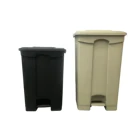 65L Large size restaurant kitchen pedal plastic trash bin