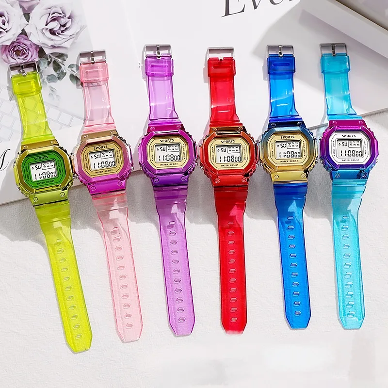 Summer new casual ins style Korean style unicorn colorful transparent strap small square watch waterproof electronic watch
Summer new casual ins style Korean style unicorn colorful transparent strap small square watch waterproof electronic watch