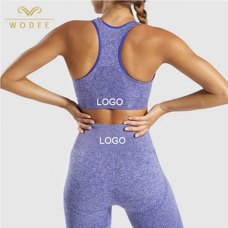 Seamless gym outfit gear clothing women leggings and sports bra set, 5 colors or custom
Seamless gym outfit gear clothing women leggings and sports bra set, 5 colors or custom