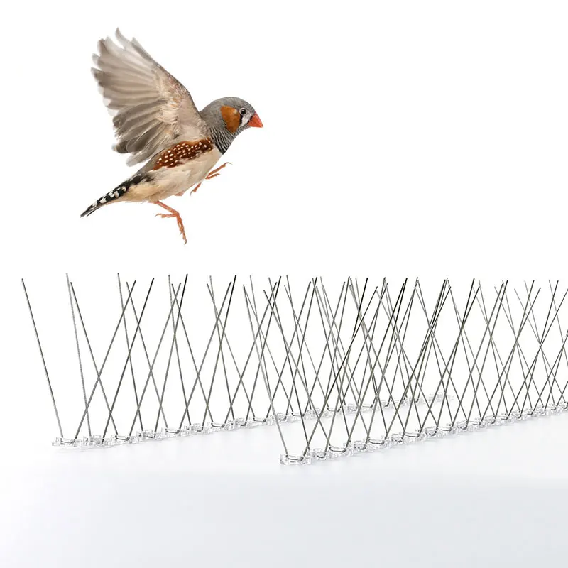 spike base woodpecker repellent steel spike strip stainless steel for pigeons, Orange
spike base woodpecker repellent steel spike strip stainless steel for pigeons, Orange