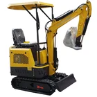 Bucket excavator mini wheel crawler type excavator machine