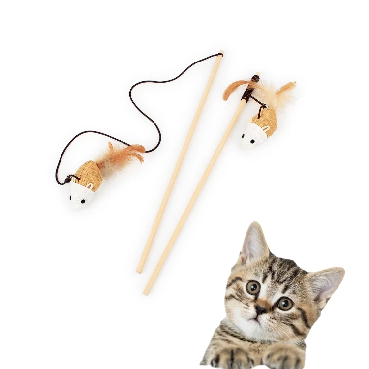 New Style Toys Plastic Kitten Interactive Stick Funny Fishing Rod Game Wand Feather Stick Toy Pet Supplies Accessory, Customized color
New Style Toys Plastic Kitten Interactive Stick Funny Fishing Rod Game Wand Feather Stick Toy Pet Supplies Accessory, Customized color