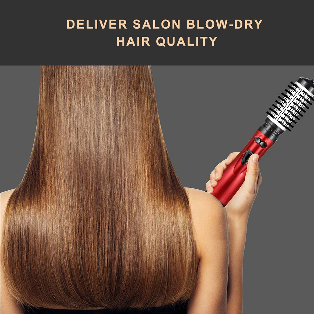 Air Blow Dryer Professional Rotating Hair Dryer Drush Hot Air Brush