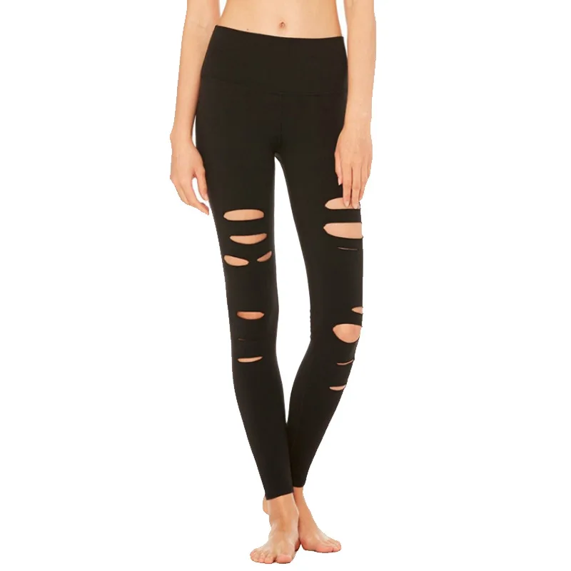 Wholesale Hollow Out Athletic Lady Fitness Gym Leggings For Women Broken Hole High Waist Workout Tights Yoga Leggings Pants
Wholesale Hollow Out Athletic Lady Fitness Gym Leggings For Women Broken Hole High Waist Workout Tights Yoga Leggings Pants