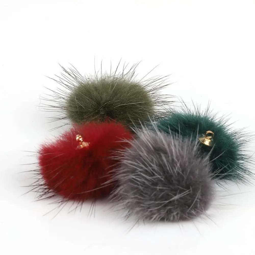 1pc/lot 3.5cm Fashion Artificial Mink Hair Fur DIY Pompom Ball Beads Charm Pendant For Necklace Bracelet Earring Jewelry Making, Mixed color
1pc/lot 3.5cm Fashion Artificial Mink Hair Fur DIY Pompom Ball Beads Charm Pendant For Necklace Bracelet Earring Jewelry Making, Mixed color
