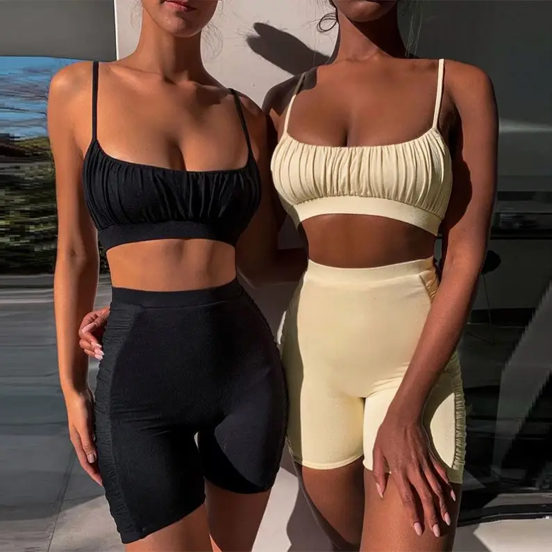 2020 New Style Fitness Two Piece Set Women Crop Top Sport Short Gym Wear Yoga set, Women's yoga sets
2020 New Style Fitness Two Piece Set Women Crop Top Sport Short Gym Wear Yoga set, Women's yoga sets