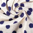 Yarn Dyed China Towel Factory 100% Cotton Terry Soft Weave Customized Dot Design Jacquard Bath