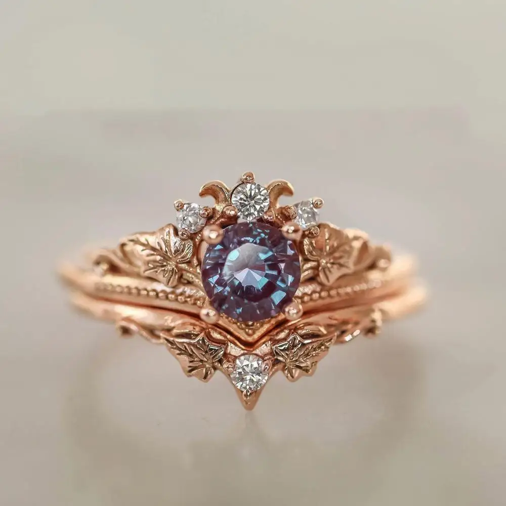SILVER&GOLD Island New Emerald Zircon Set Ring European and American Rose Gold Plated Engagement Ring 14 Rose Gold Color
SILVER&GOLD Island New Emerald Zircon Set Ring European and American Rose Gold Plated Engagement Ring 14 Rose Gold Color