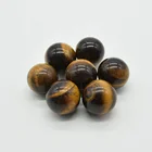 2.3cm tiger eye stone quartz crystal ball spheres for gifts