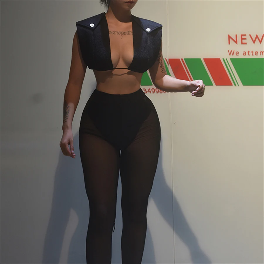 Y2K Summer Mesh sexy club outfit suit Botton Pocket Hollow Out See Through women clothing two piece pants set 2022 new arrivals, Picture color
Y2K Summer Mesh sexy club outfit suit Botton Pocket Hollow Out See Through women clothing two piece pants set 2022 new arrivals, Picture color