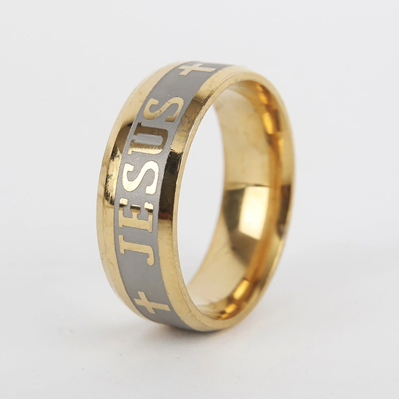 Jesus Rings Ruigang 2022 Wholesale High Quality Religious 8mm Gold Plated Stainless Steel Jesus Ring For Men
Jesus Rings Ruigang 2022 Wholesale High Quality Religious 8mm Gold Plated Stainless Steel Jesus Ring For Men