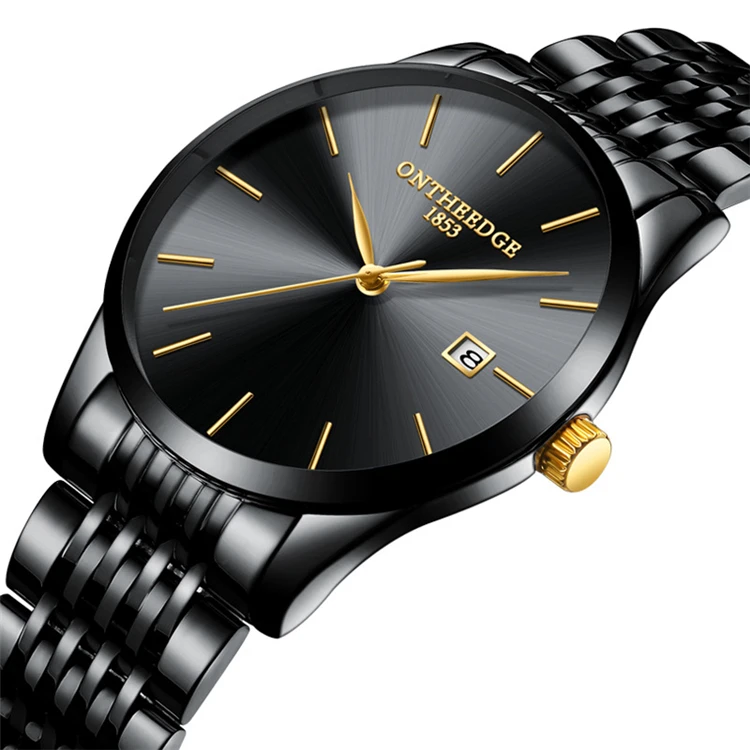 ONTHEEDGE 023 Ultra-Thin Mens Wristwatches Luxury Quartz Stainless Steel Waterproof Calendar Watches New
ONTHEEDGE 023 Ultra-Thin Mens Wristwatches Luxury Quartz Stainless Steel Waterproof Calendar Watches New