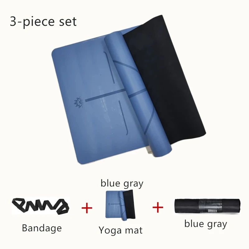 5mm yoga mat natural rubber with Position Line Non Slip Carpet sports Mat For Beginner Environmental Fitness Gym nastics Mats
5mm yoga mat natural rubber with Position Line Non Slip Carpet sports Mat For Beginner Environmental Fitness Gym nastics Mats