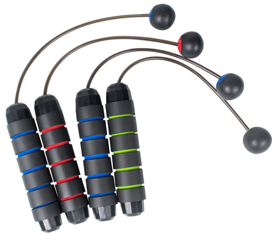 High quality PVC weighted skipping rope bearing cordless jump rope with custom logo, Pink, blue, grey
High quality PVC weighted skipping rope bearing cordless jump rope with custom logo, Pink, blue, grey