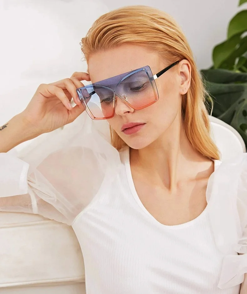 Sunflower 2020 newest fashion trend retro vintage women lentes de sol oversized one piece lens big custom sunglasses
Sunflower 2020 newest fashion trend retro vintage women lentes de sol oversized one piece lens big custom sunglasses