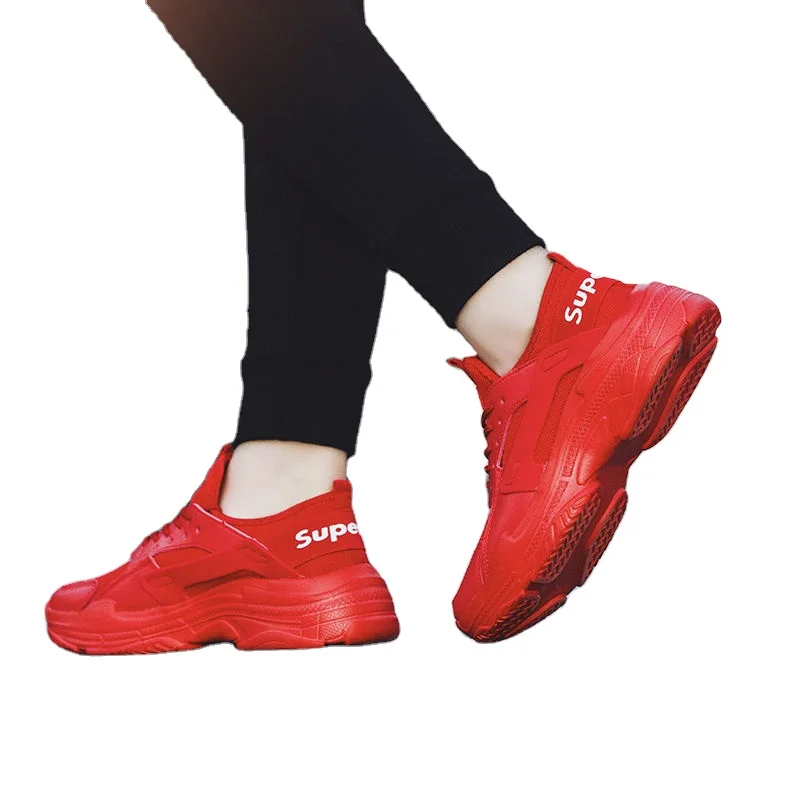 Factory wholesale high quality low top sneaker casual running shoes men sports running athletic shoe, Black/red/white
Factory wholesale high quality low top sneaker casual running shoes men sports running athletic shoe, Black/red/white