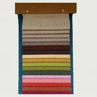 Multicolor polyester linen rayon blend plain crushed home textile sofa fabric