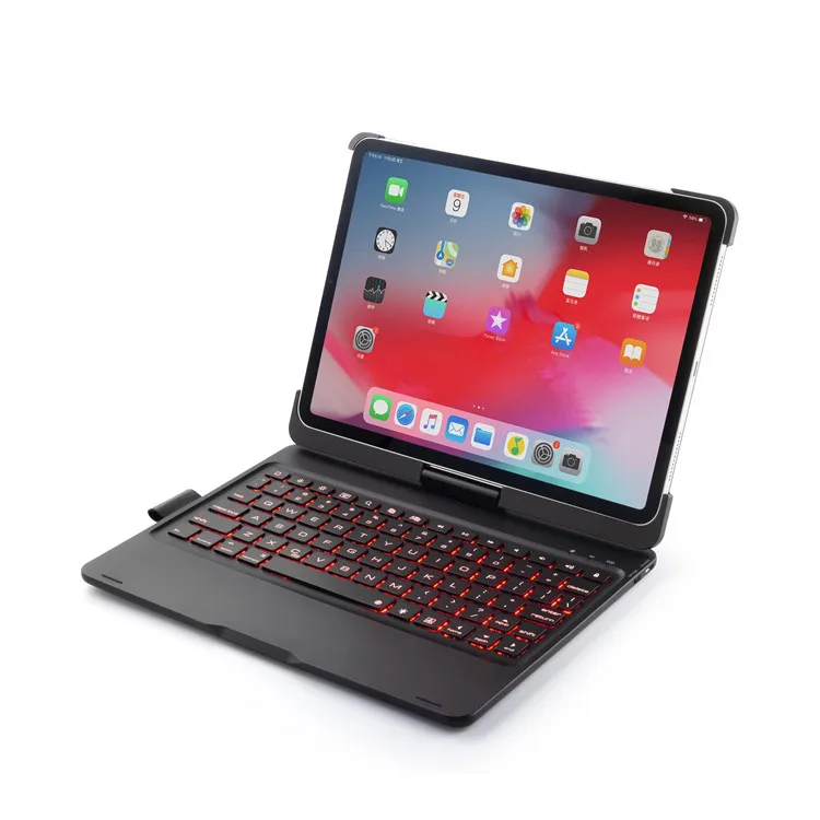 360 Rotate Keyboard Case For iPad Pro 11 with 7 colors backlit BT5.0 Wireless Keyboard Case
360 Rotate Keyboard Case For iPad Pro 11 with 7 colors backlit BT5.0 Wireless Keyboard Case