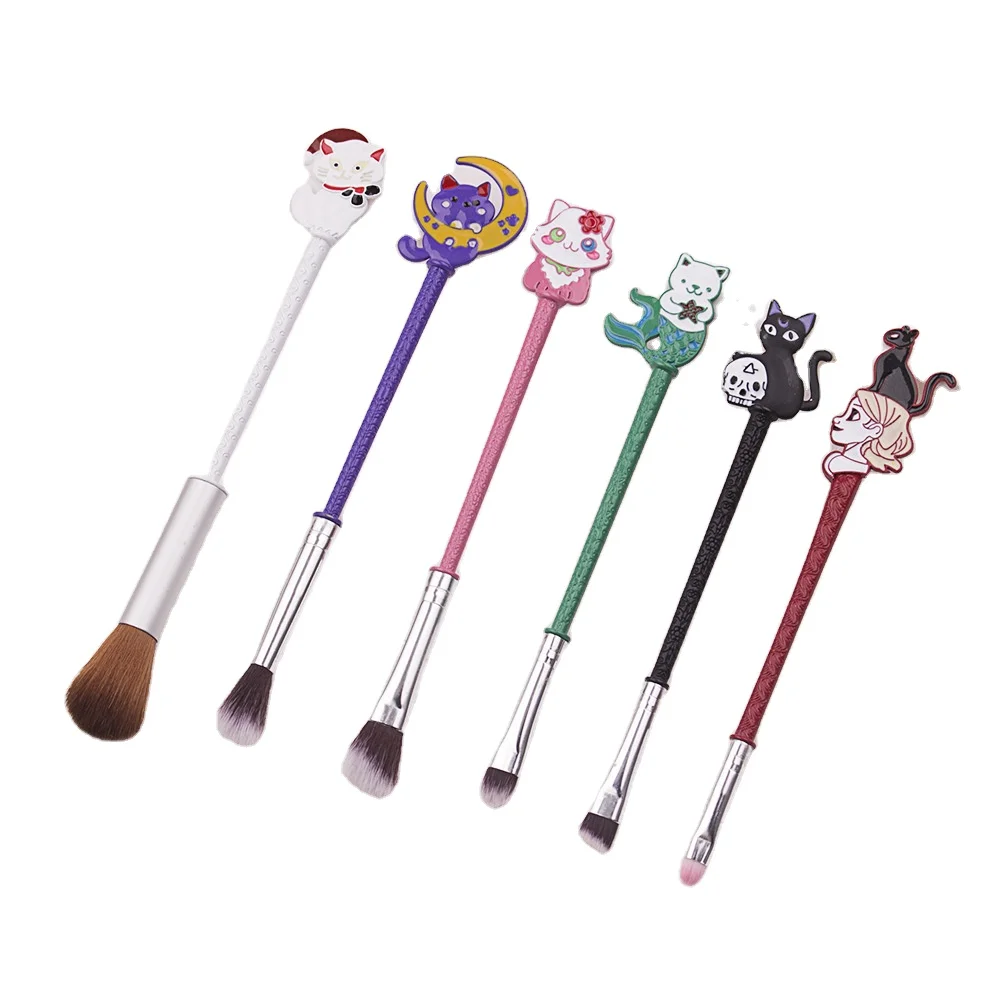 6 cat cosplay makeup brush set beautiful girl eyeshadow brush lip brush portable makeup tool set, 1 color
6 cat cosplay makeup brush set beautiful girl eyeshadow brush lip brush portable makeup tool set, 1 color