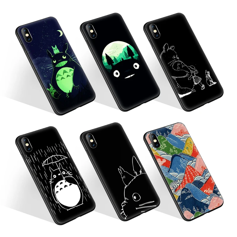 Custom UV Printing Anime Totoro Phone Case for iPhone 5 6 7 8 11 XS X Silicone Coque Case for Samsung Galaxy A70 A50 Back Cover, Black
Custom UV Printing Anime Totoro Phone Case for iPhone 5 6 7 8 11 XS X Silicone Coque Case for Samsung Galaxy A70 A50 Back Cover, Black