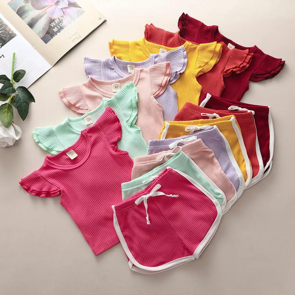 Girls Summer Clothing Sets Short Sleeve Tops Shorts Fashion 2Pcs Kid Girls Outfit Sets Casual Baby Girls Clothes Sets, As picture
Girls Summer Clothing Sets Short Sleeve Tops Shorts Fashion 2Pcs Kid Girls Outfit Sets Casual Baby Girls Clothes Sets, As picture