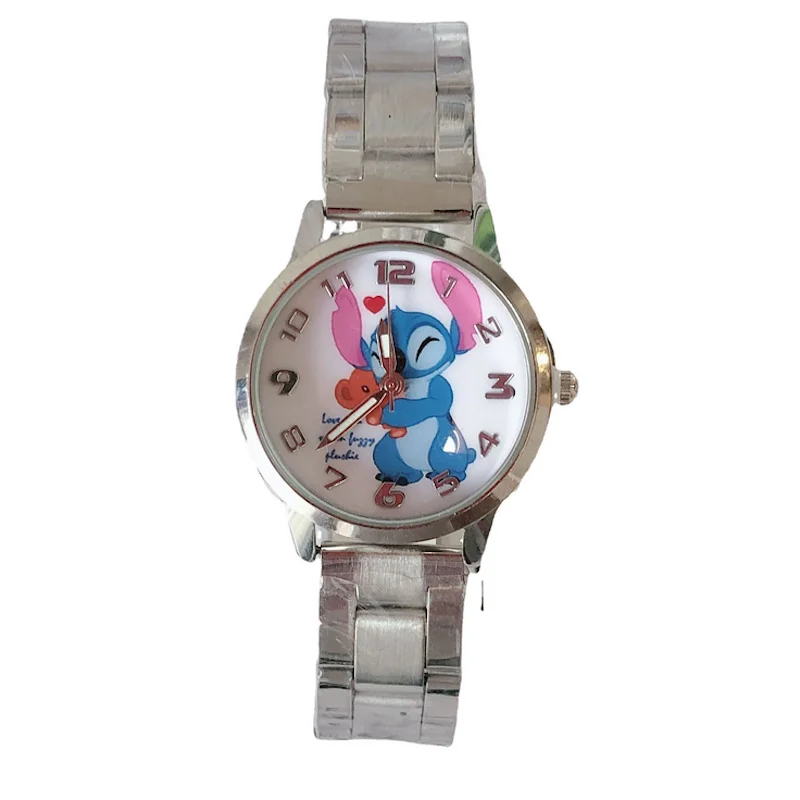 New 2021 children's cartoon kids girl boyl adies Stitch stainless steel strap quartz watch
New 2021 children's cartoon kids girl boyl adies Stitch stainless steel strap quartz watch