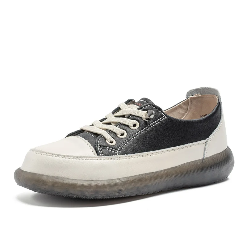 Free Sample New Fashion Women's Vulcanizes Shoes Spring Summer Genuine Cowhide Leather Women Casual Black Sneakers
Free Sample New Fashion Women's Vulcanizes Shoes Spring Summer Genuine Cowhide Leather Women Casual Black Sneakers
