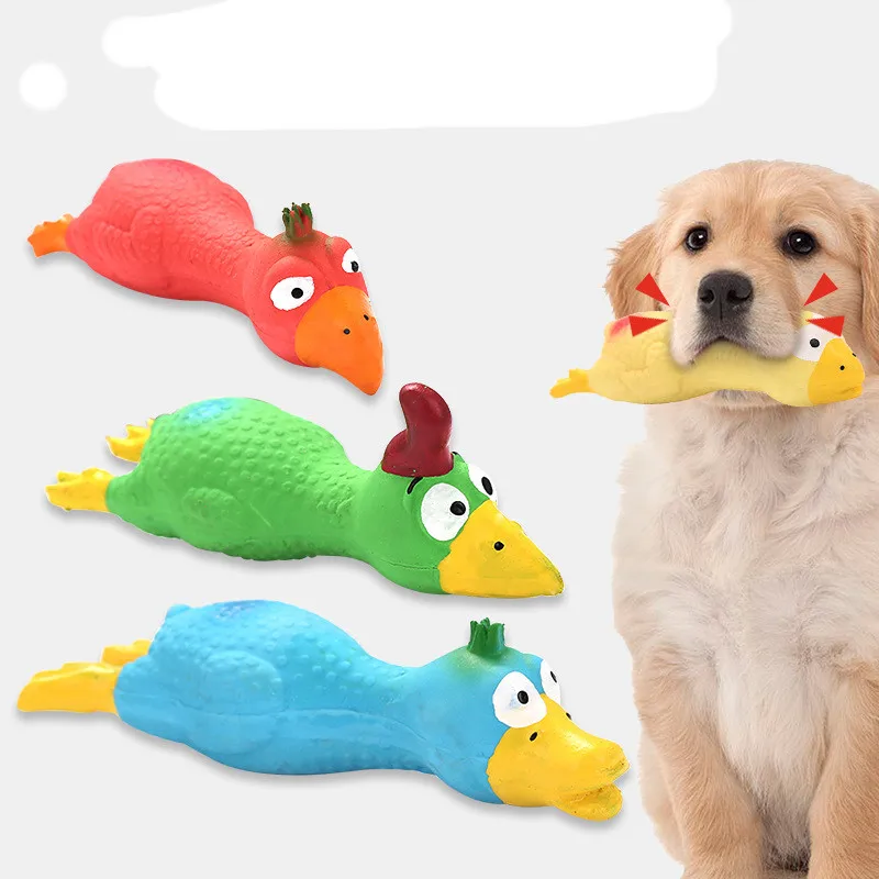 New Pet Toy Natural Latex Chicken Squeaky Tooth Grinding Toys Gift Soft Latex Dog Toy, Blue, green, red, yellow
New Pet Toy Natural Latex Chicken Squeaky Tooth Grinding Toys Gift Soft Latex Dog Toy, Blue, green, red, yellow