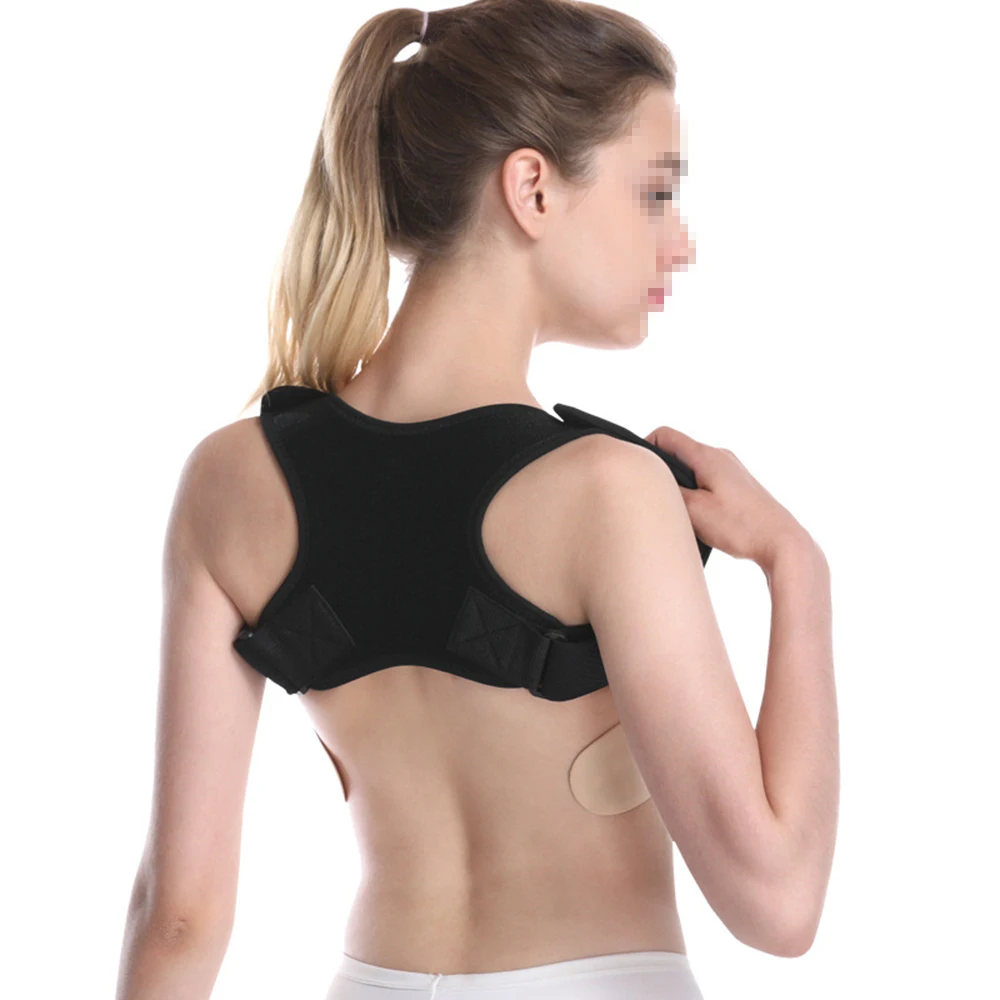 Spine Posture Adjustable Corrector Protection Back Pain Relief Back Shoulder Support Posture Corrector, Black,gray
Spine Posture Adjustable Corrector Protection Back Pain Relief Back Shoulder Support Posture Corrector, Black,gray