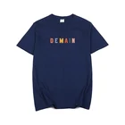 wholesale comfortable solid color letter pattern summer wear 100% cotton t-shirt for women