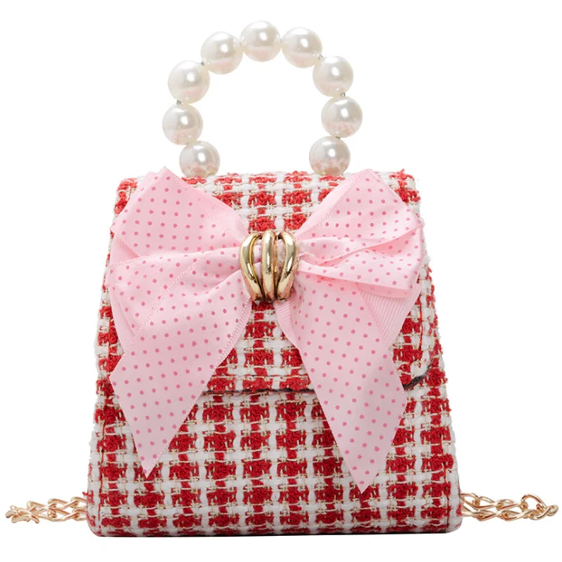 Famous Brand Designer Cute Chain Bow Pearl Handle Crossbody Bag Kids Purse Handbags For Kids, As pic
Famous Brand Designer Cute Chain Bow Pearl Handle Crossbody Bag Kids Purse Handbags For Kids, As pic